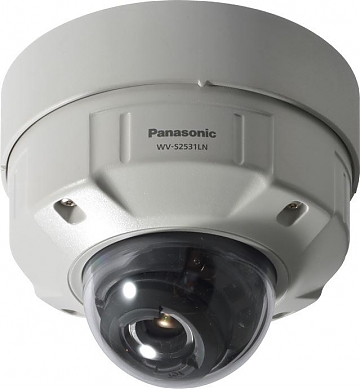  Всепогодная вандалозащищенная купольная сетевая камера Panasonic WV-S2531LN