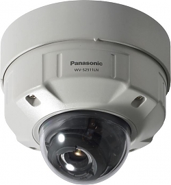 Всепогодная вандалозащищенная купольная сетевая камера Panasonic WV-S2511LN 