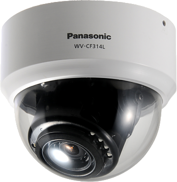 Цветная купольная камера Panasonic WV-CF314LE  